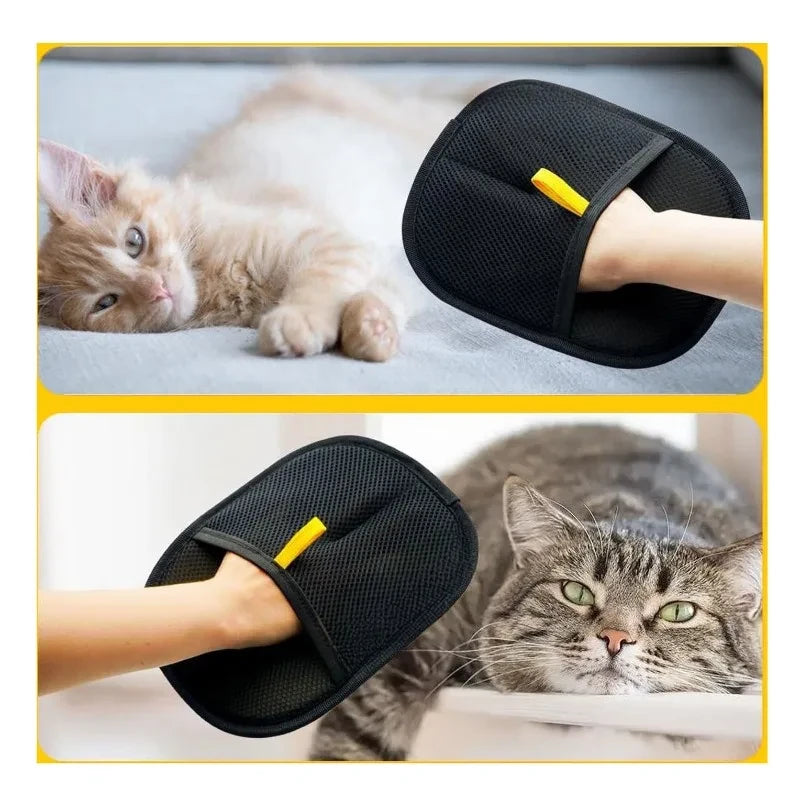 Double Sided Pet Grooming Gloves