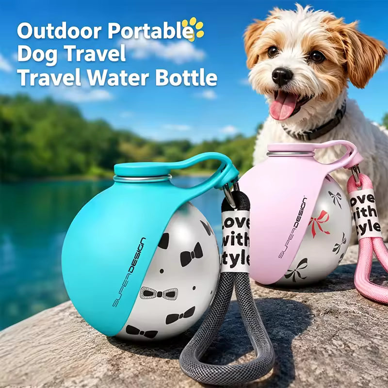 Portable Stainless Steel Dog Water Bottle